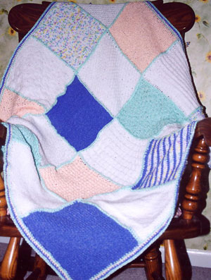 Patchwork-Babydecke