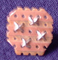 Kreuzstich-Knopf